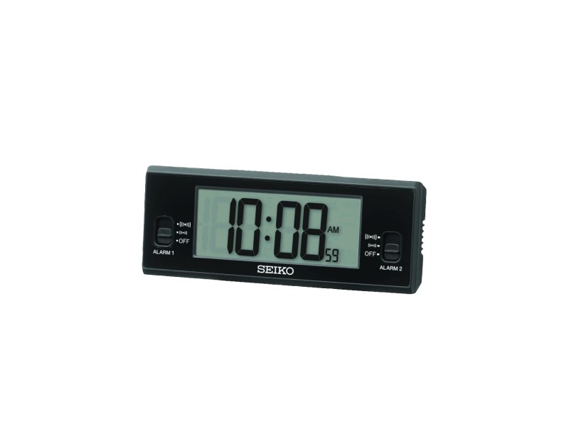 Seiko QHL093K digitális asztali óra, 4,8 cm tok