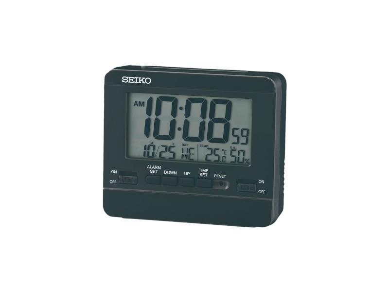 Seiko QHL086K digitális asztali óra, 9,1 cm