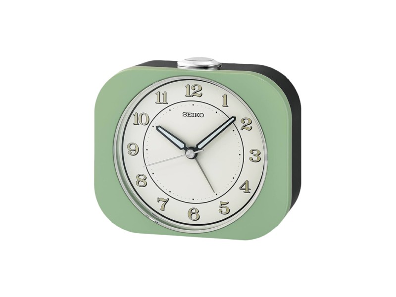 Seiko QHE195M asztali ébresztőóra, 9,9 cm
