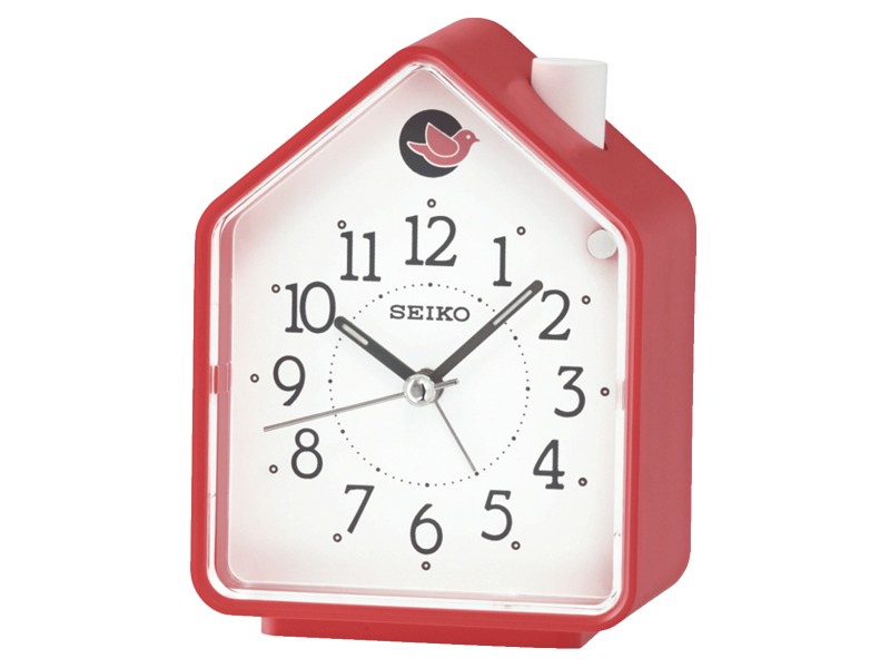 Seiko QHP002R asztali ébresztőóra, 11 cm