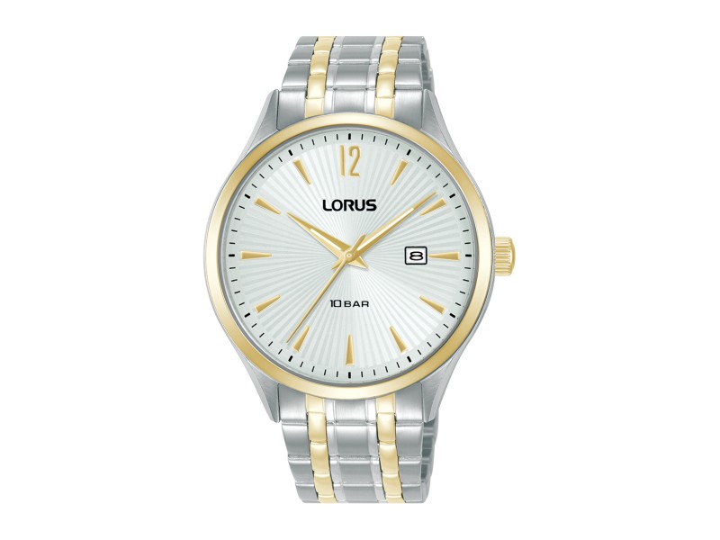 LORUS RH992RX9 férfi analóg karóra, nemesacél, 41 mm