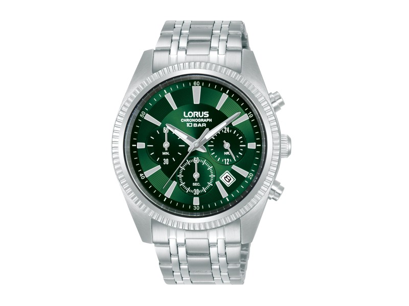 LORUS RT397KX9 férfi karóra, nemesacél szíj, 42 mm
