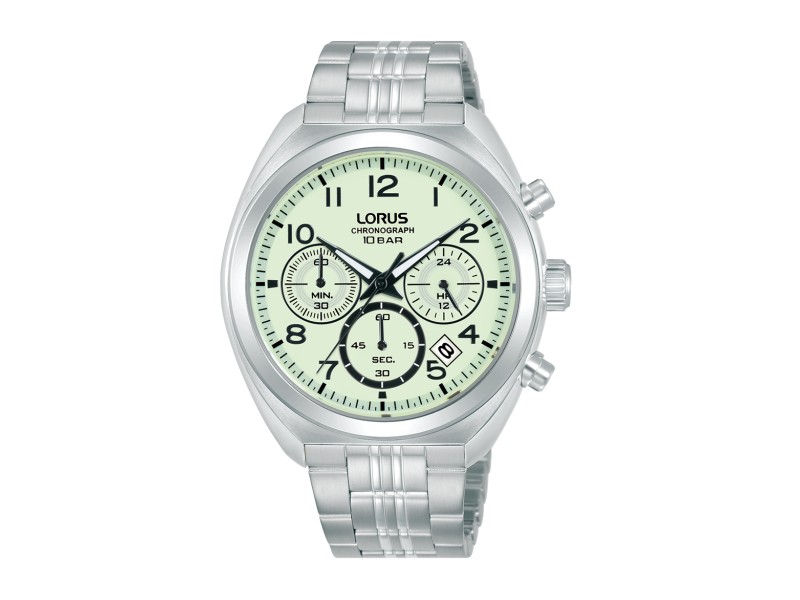 LORUS RT393KX9 férfi kronográf, nemesacél szíj