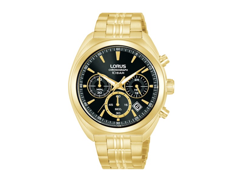 LORUS RT386KX9 férfi kronográf karóra sárga arany