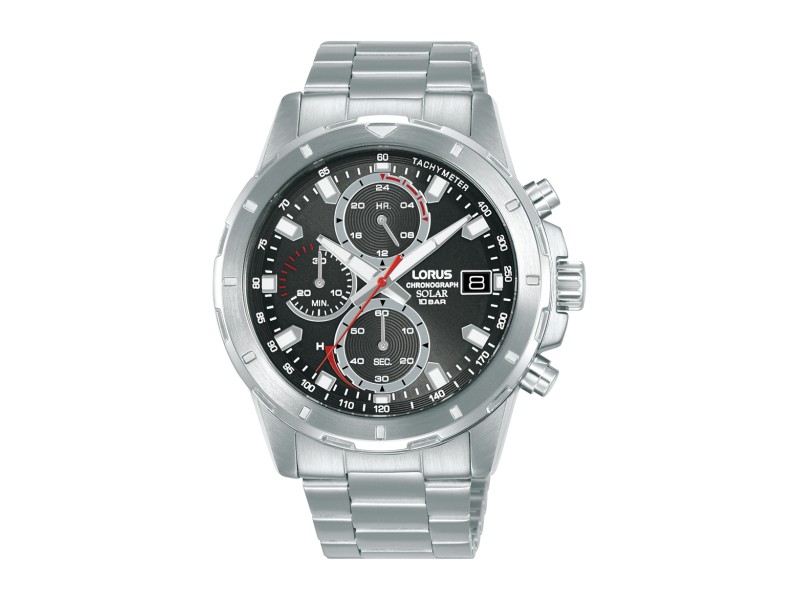 LORUS RZ601AX9 férfi solar kronográf, 43 mm