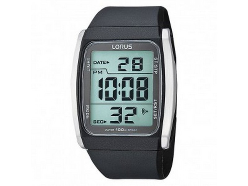 Lorus R2303HX9 fekete férfi digitális karóra