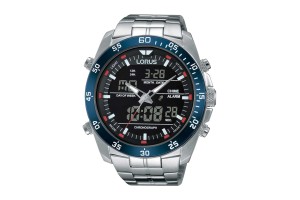 LORUS RW623AX5 férfi sport karóra, nemesacél szíj