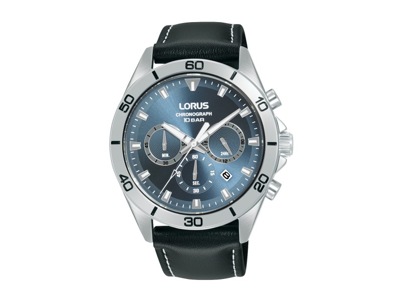 LORUS RT341KX9 férfi karóra, 43 mm, bőr szíj