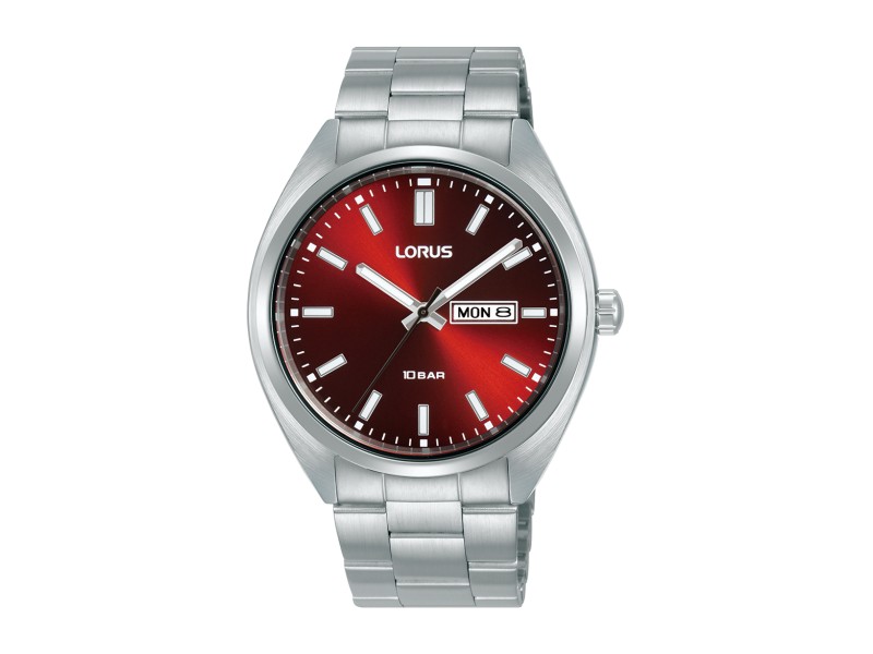 LORUS RH369AX9 férfi sport karóra, 41 mm, nemesacél szíj