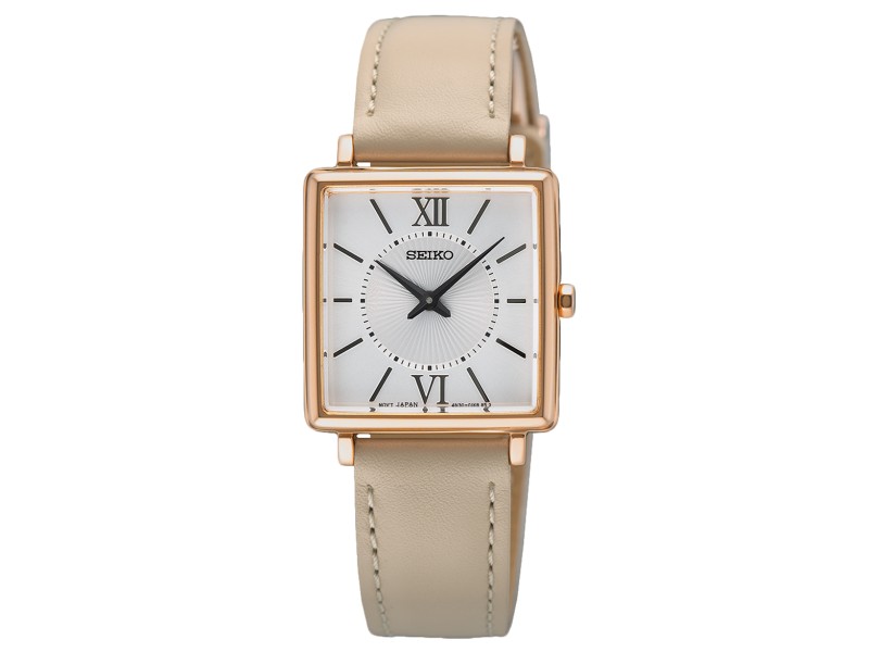 SEIKO SWR114P1 női karóra, bőr szíj, 25,1 mm