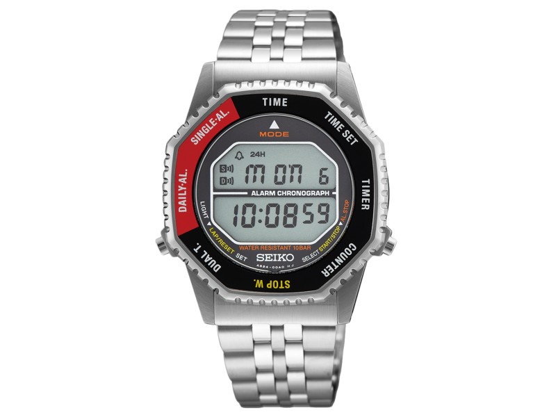 SEIKO SMGG19P1 férfi karóra, nemesacél szíj