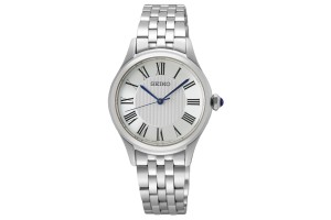 SEIKO SUR609P1 - női nemesacél karóra, 29,6 mm