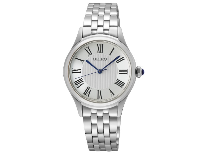 SEIKO SUR609P1 - női nemesacél karóra, 29,6 mm