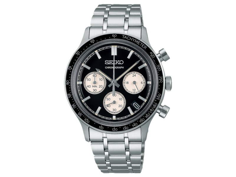 SEIKO SSB479P1 férfi karóra, nemesacél szíj