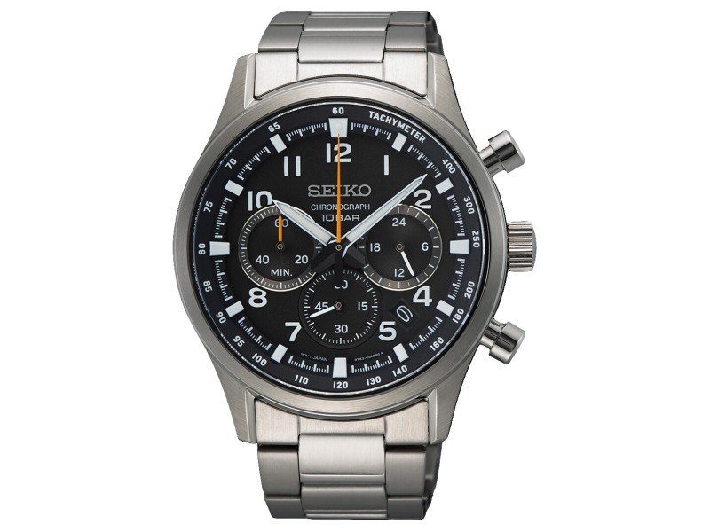 SEIKO SSB447P1 férfi karóra - sötét számlap