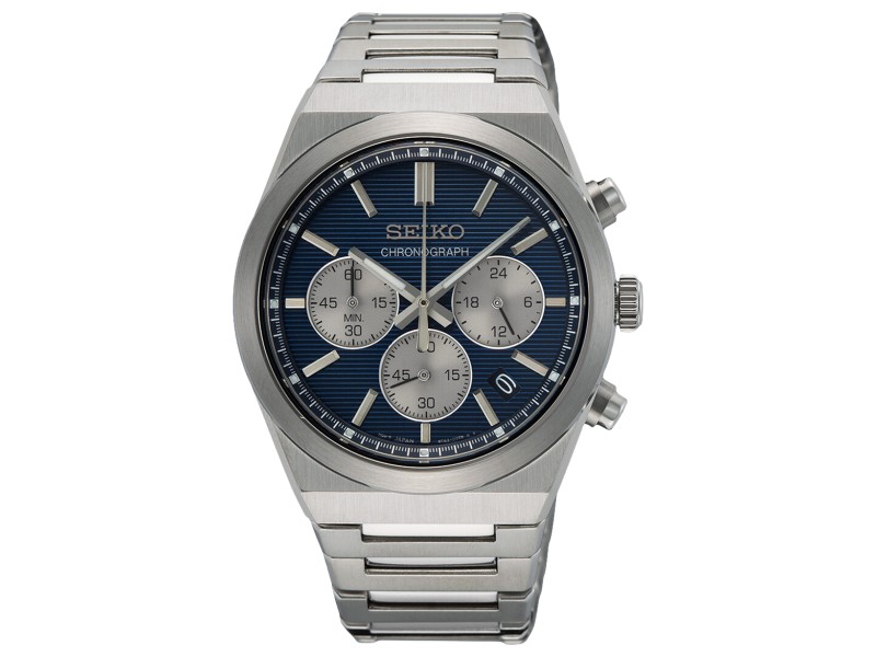 SEIKO SSB453P1 férfi karóra - 40 mm, nemesacél szíj