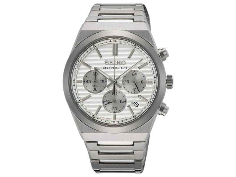 SEIKO SSB451P1 férfi karóra - 40 mm, nemesacél