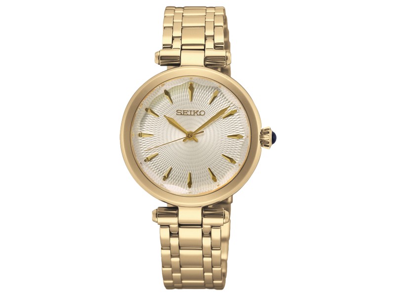 SEIKO SRZ554P1 női karóra - sárga arany nemesacél