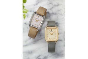 SEIKO SWR090P1 női karóra - bőr szíj, 26 mm