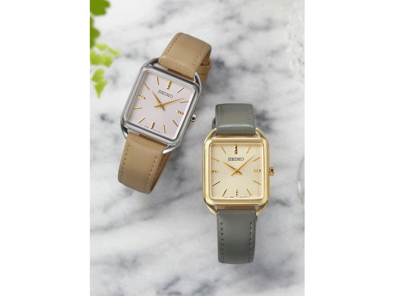 SEIKO SWR090P1 női karóra - bőr szíj, 26 mm