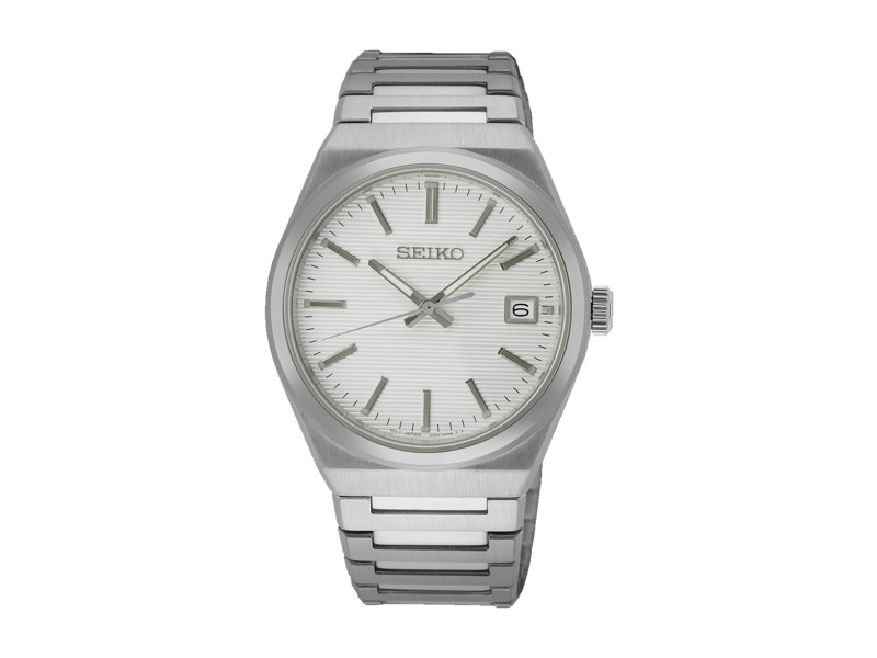 SEIKO SUR553P1 férfi karóra, nemesacél szíj, 39 mm