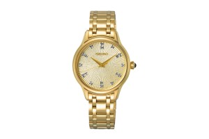 SEIKO SRZ552P1 női karóra - sárga arany nemesacél szíj