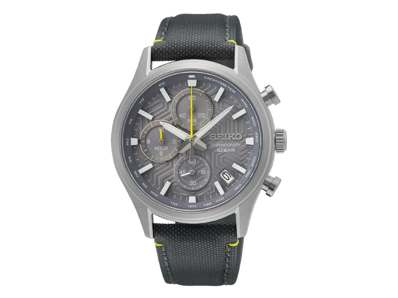 SEIKO SSB423P1 férfi karóra - textil szíj, 39,5 mm