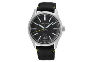 Seiko SUR517P1 férfi karóra, textil szíj, 39,5 mm