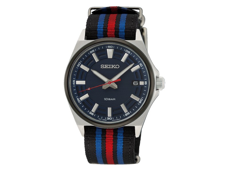 SEIKO SUR509P1 férfi karóra 40 mm, NATO szíj