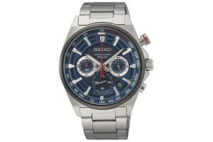SEIKO SSB407P1 férfi karóra - 41 mm, nemesacél