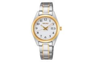 SEIKO SUR466P1 női karóra - nemesacél, világos számlap
