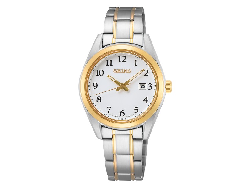 SEIKO SUR466P1 női karóra - nemesacél, világos számlap