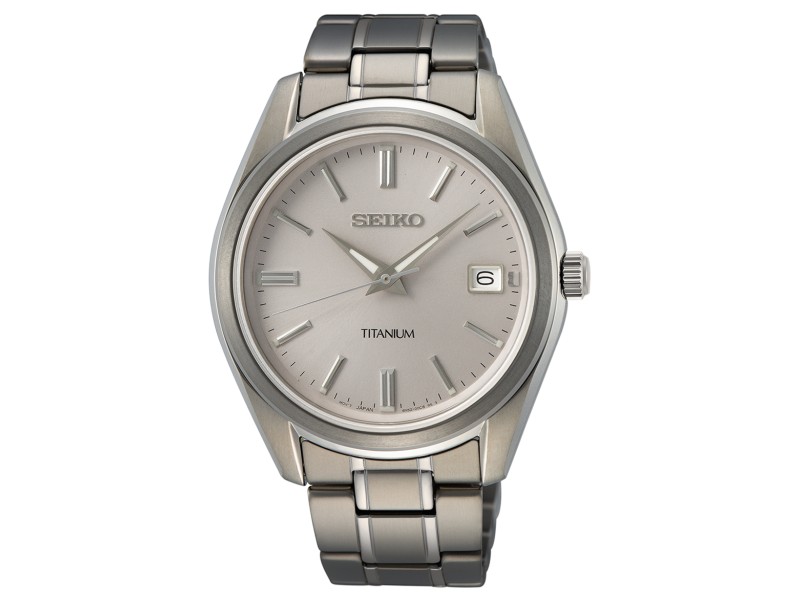 SEIKO SUR369P1 férfi titán karóra, 40,2 mm