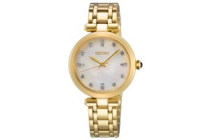 SEIKO SRZ536P1 női karóra, gyöngyház