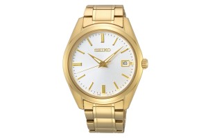 SEIKO SUR314P1 férfi karóra – arany bevonat 40,2 mm