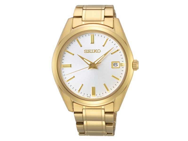 SEIKO SUR314P1 férfi karóra – arany bevonat 40,2 mm