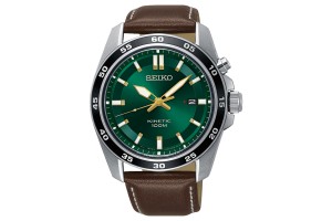 Seiko SKA791P1 férfi karóra bőr szíj 42,6 mm