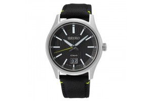 Seiko SUR517P1 férfi karóra, textil szíj, 39,5 mm