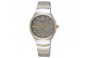 Seiko SUR616P1 női karóra, rozsdamentes acél, 30 mm