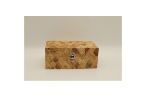 Mintás fa óratartó doboz 3 órához