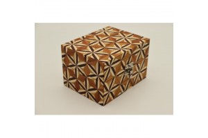 Egyedi mintás fa óratartó doboz (2 óra)