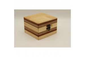 Mintás fa óratartó doboz 1 karórához