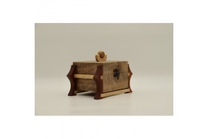 Mintás fa óratartó 1 órához, puha belső