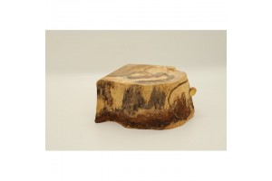 Mintás fa óratartó doboz 2 órához, puha belső