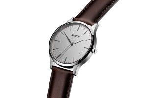 MVMT MT01-SBR barna bőr férfi karóra 40 mm