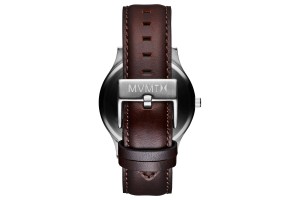 MVMT MT01-SBR barna bőr férfi karóra 40 mm