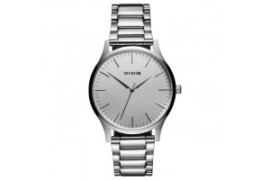 MVMT MT01-S férfi ezüst karóra 40 mm