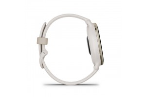 Garmin Vívoactive 5 - elefántcsont krémarany szilikon szíj