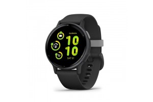 Garmin vívoactive 5 fekete szilikon szíj