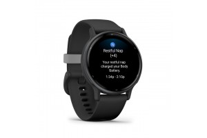 Garmin vívoactive 5 fekete szilikon szíj